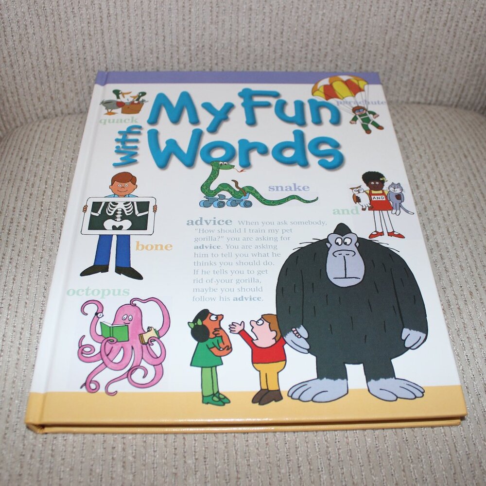 FR€E WITH ANY BUY❤️new MY FUN WITH WORDS Kids Dictionary Book L-Z Hardcover